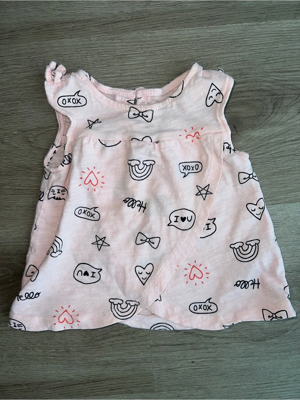 Carters Baby Girl 2 Piece Summer Pink Outfit Size 3 Month - Picture 2 of 4